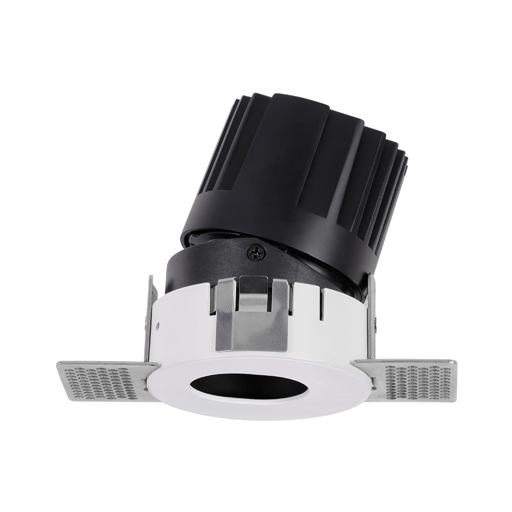 嵌入式无边框可调椭圆孔筒灯