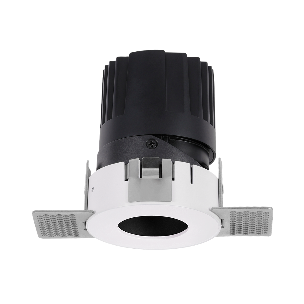 嵌入式无边框下照圆孔筒灯