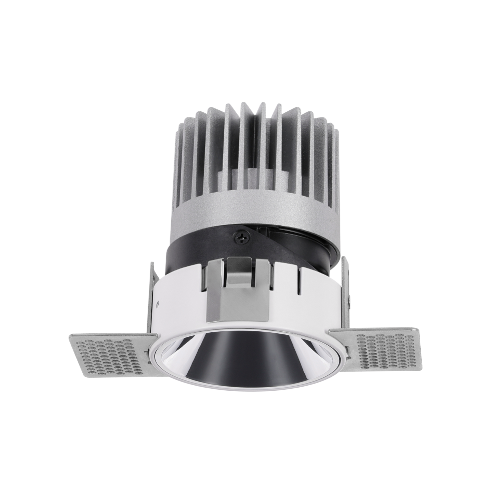 嵌入式无边框下照筒灯