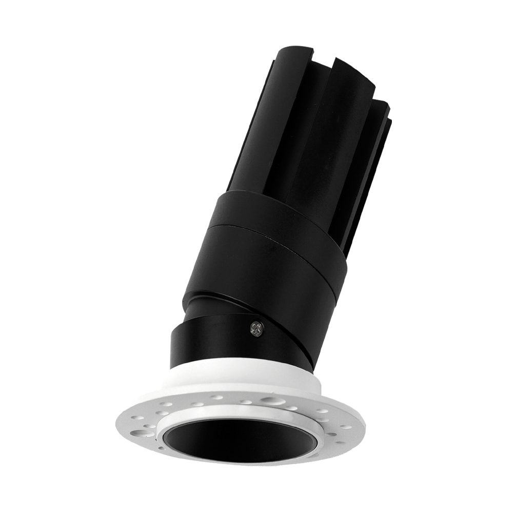 嵌入式无边框可调筒灯